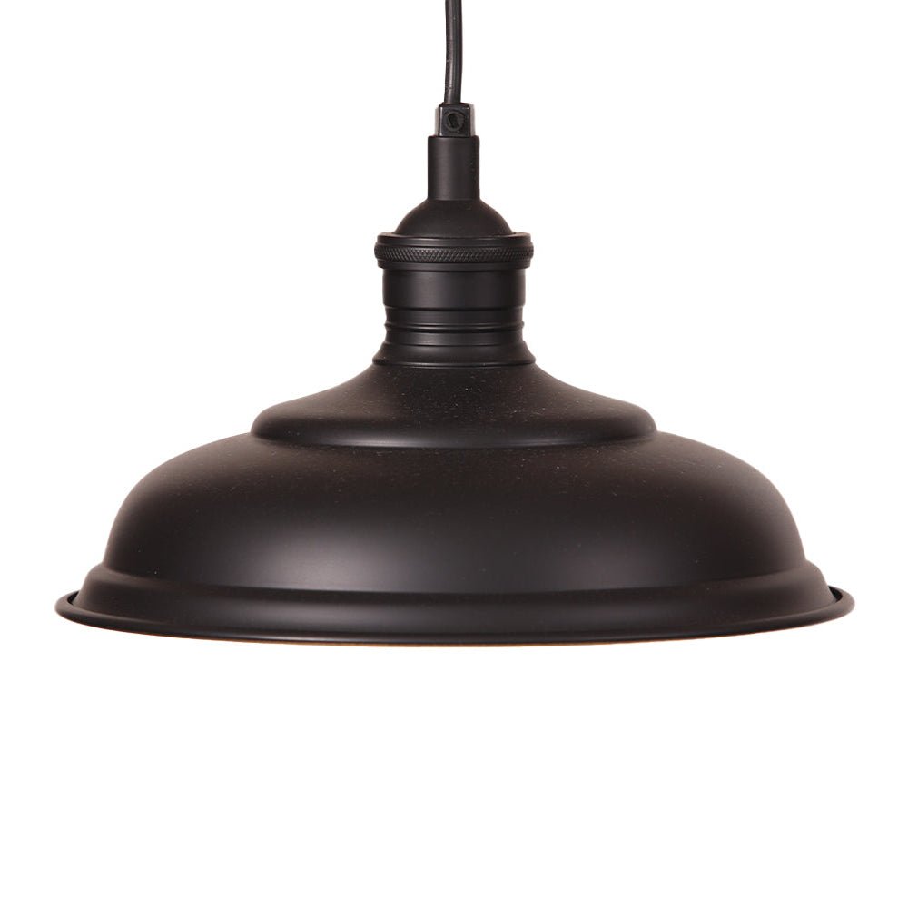 Ducasse Hanging Lamp Small Matt Black installed in a believable interior or exterior setting