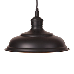Ducasse Hanging Lamp Small Matt Black installed in a believable interior or exterior setting