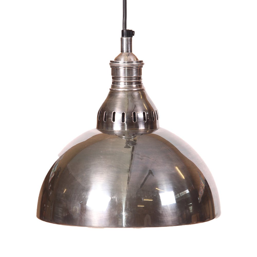 Seattle Hanging Lamp Antique Silver installed in a believable interior or exterior setting