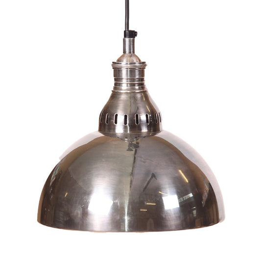 Seattle Hanging Lamp Antique Silver installed in a believable interior or exterior setting