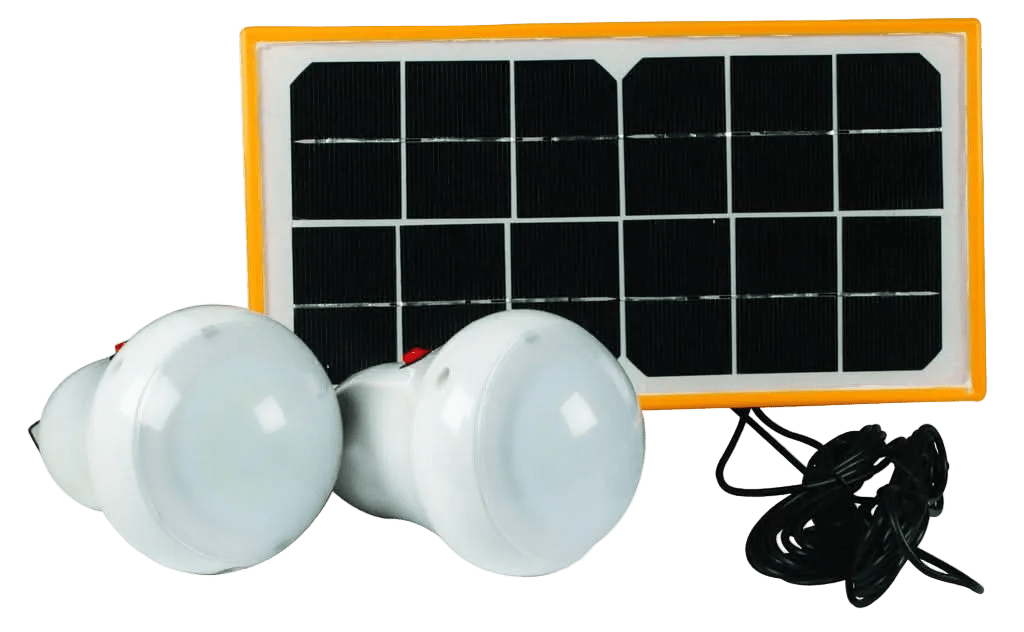 Portable Solar 2 Light Kit