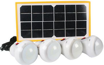 Portable Solar 4 Light Kit - Future Light - LED Lights South Africa