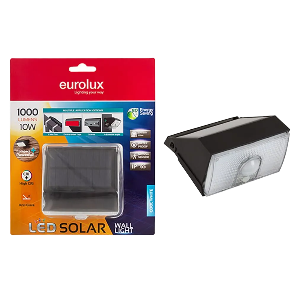 10 Watt Solar Wall Light