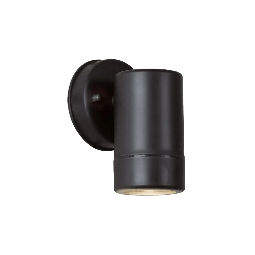 Black Outdoor Wall Light - Down-Facing