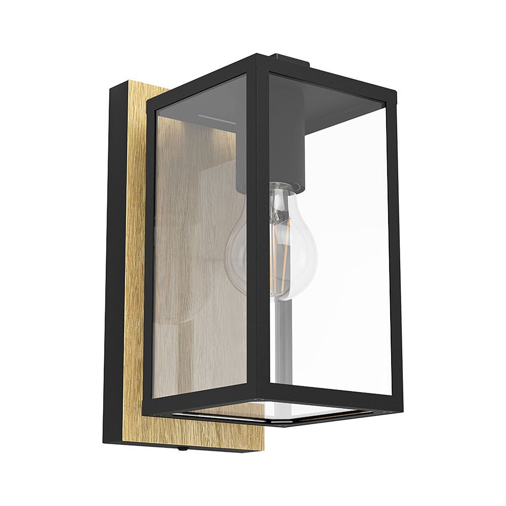 Budrone Black Outdoor Wall Light IP44