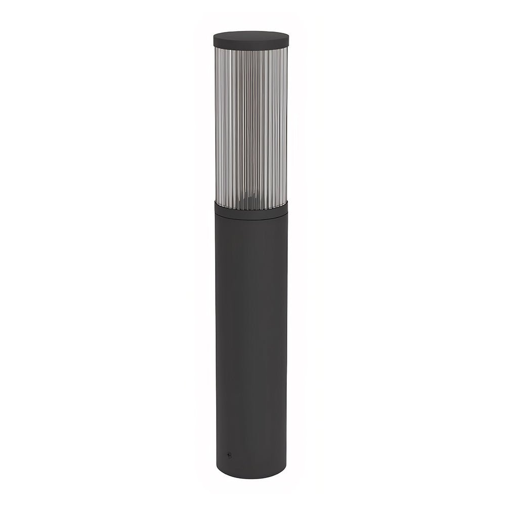 Black Aluminium Bollard Light, E27, IP54