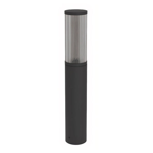 Black Aluminium Bollard Light, E27, IP54