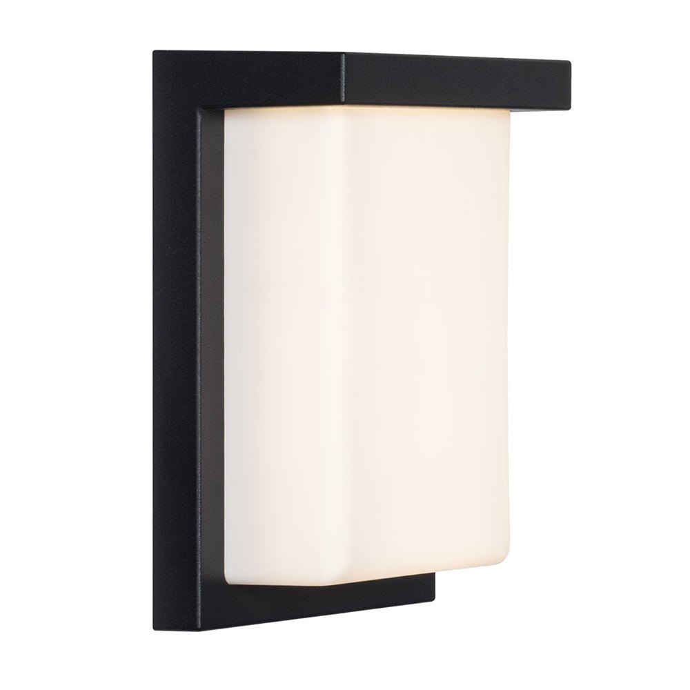 Lone Outdoor Wall Light Black LED 12W