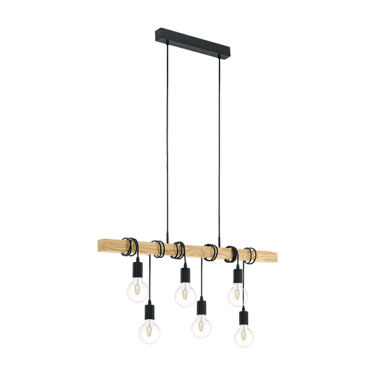 Dimension drawing of a single spotlight showing 110mm height and 85mm width