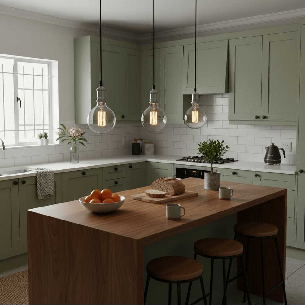 Chrome Pendant Light