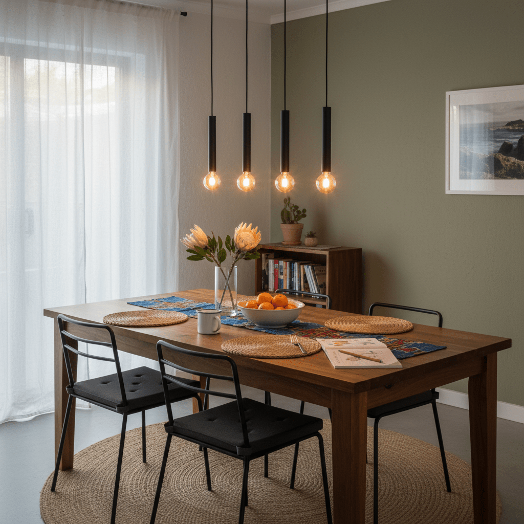 Cortenova Black Pendant Light