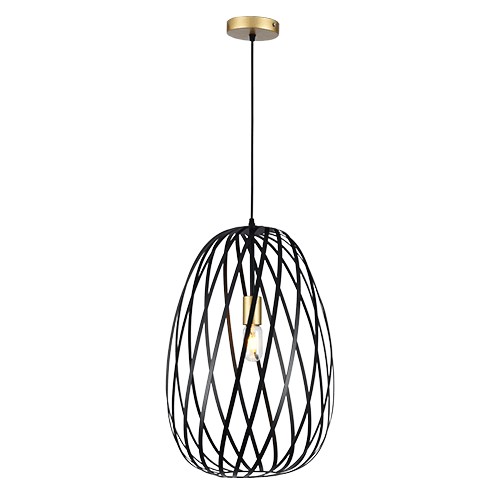 Noir Elegance Medium LED Pendant Light