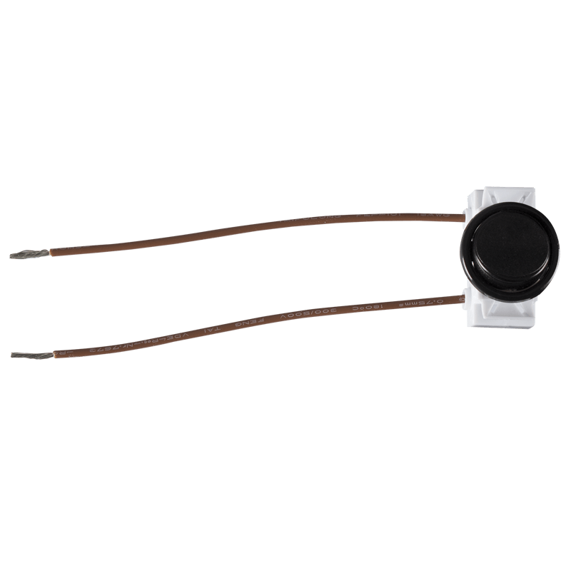 Black plastic on/off switch product image