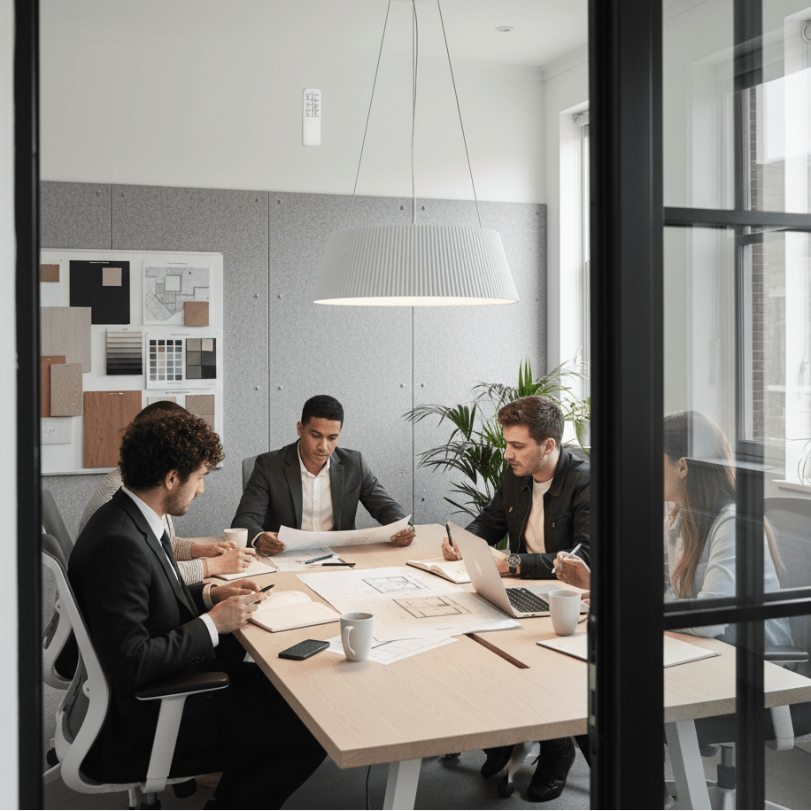 White Metal & Acrylic LED Pendant with Remote Control - additional product image