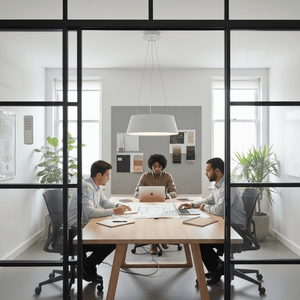 White Metal & Acrylic LED Pendant with Remote Control - additional product image