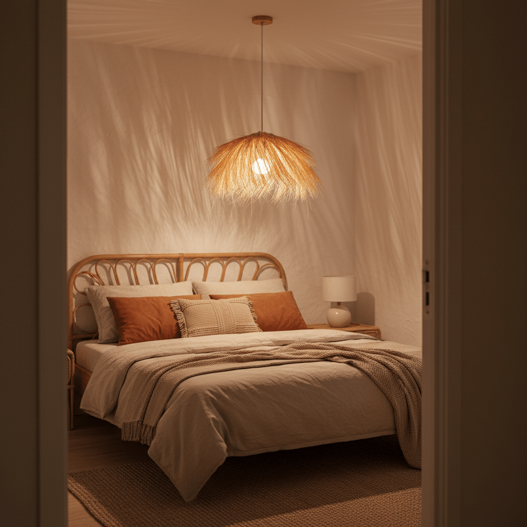 Rattan Pendant Light