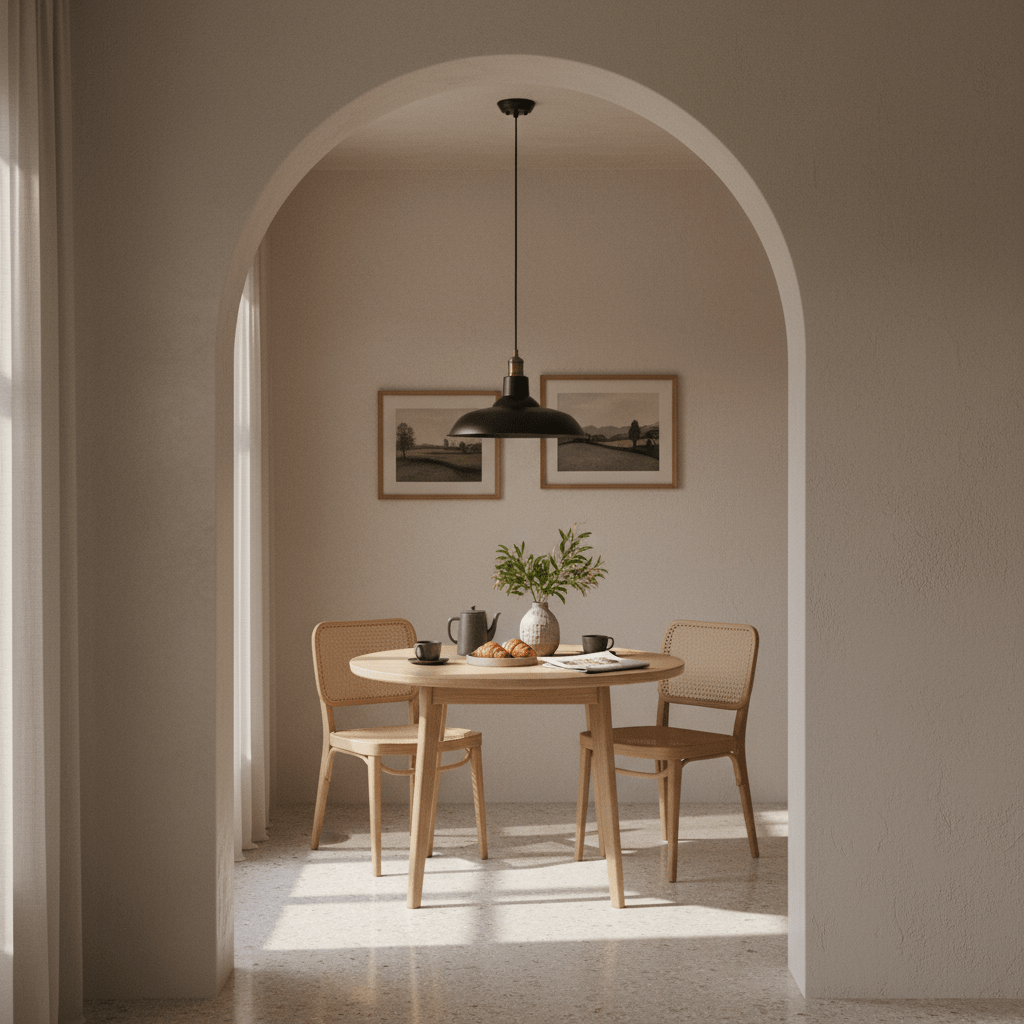 Black & Antique Brass Pendant Light - additional product image