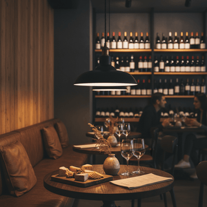 Black & Antique Brass Pendant Light - additional product image
