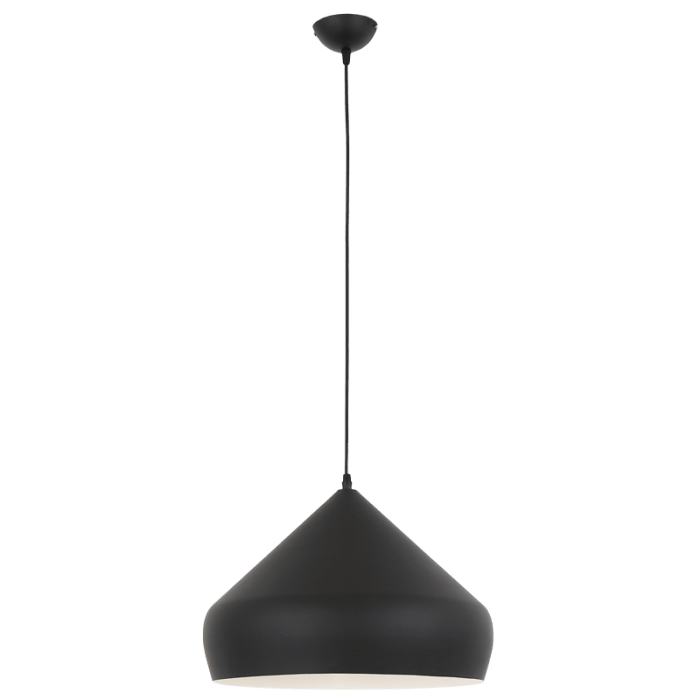 Matt Black Aluminium Pendant Light
