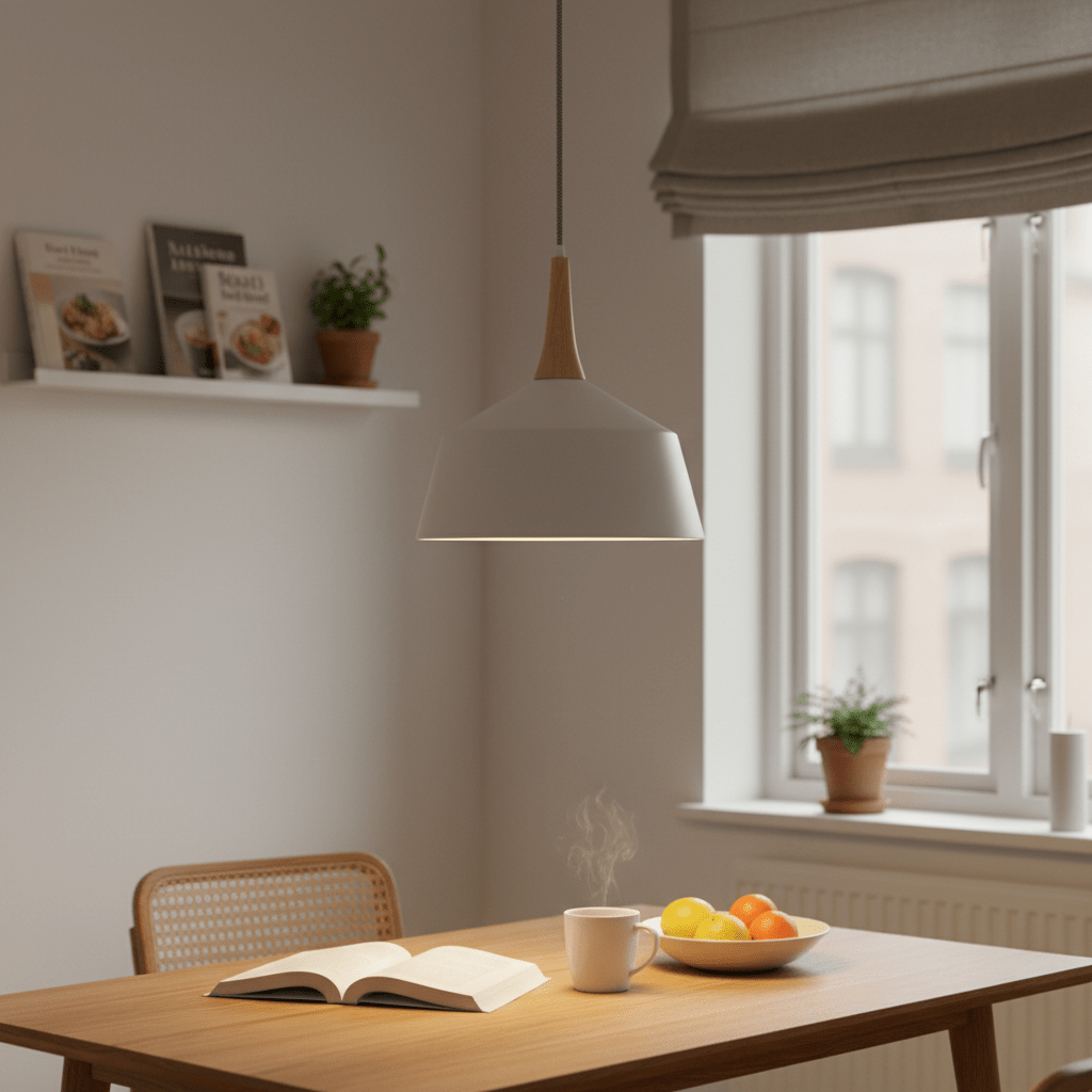 Loki Nordic White Pendant Light