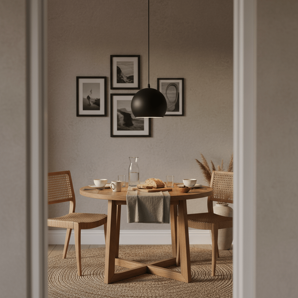 Louw Black Pendant Light