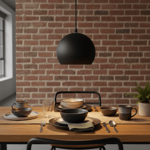 Louw Black Pendant Light