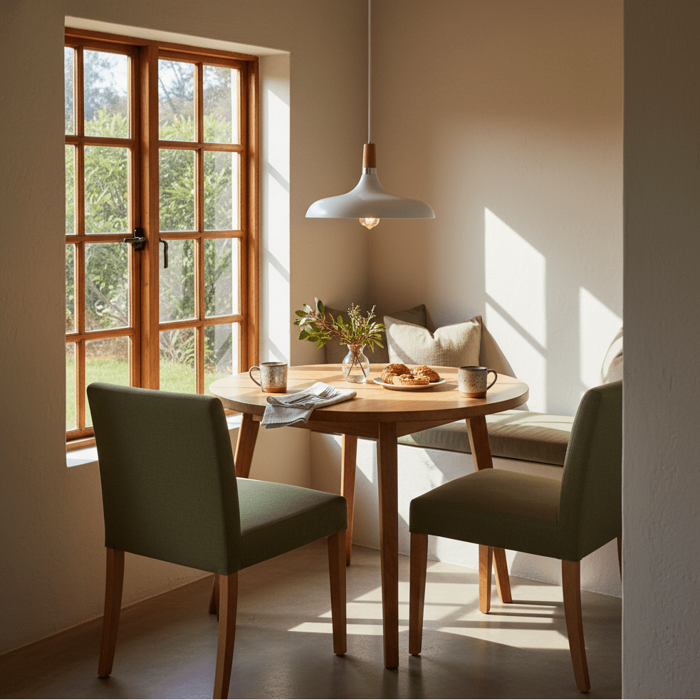 White Metal & Wood Pendant - additional product image