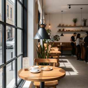 Black & Brass Pendant Light