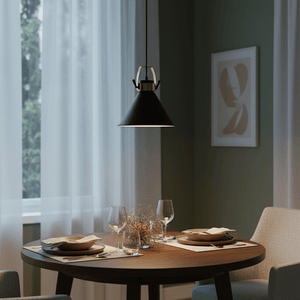 Black & Brass Pendant Light