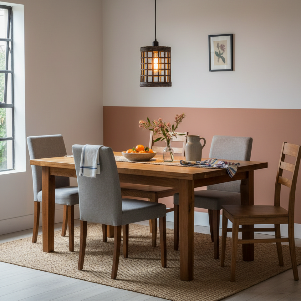 Metal & Rattan Pendant 642