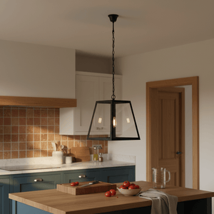 Black 1 Light Pendant
