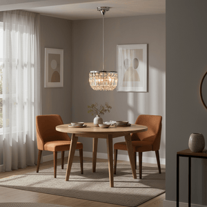 Chrome & Crystal 2 in 1 Pendant or Ceiling Light - additional product image