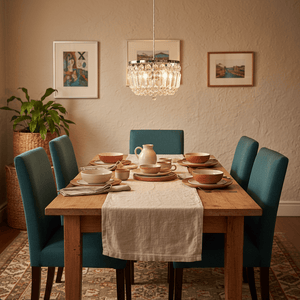 Chrome & Crystal 2 in 1 Pendant or Ceiling Light - additional product image