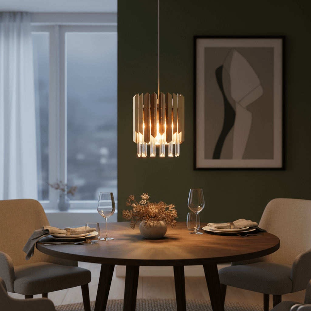 Krypt Gold Pendant Light