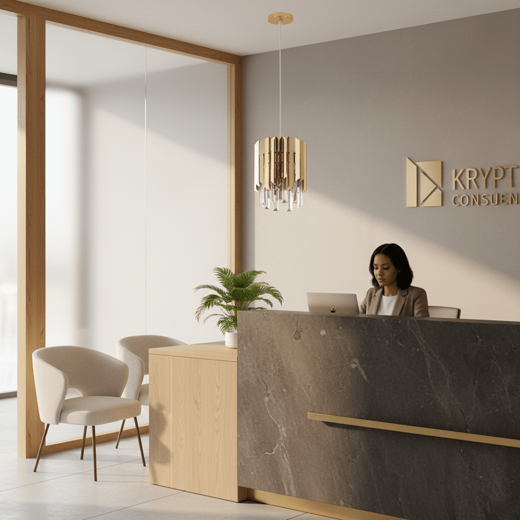 Krypt Gold Pendant Light