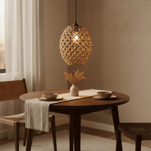 Metal & Rope Pendant Light - additional product image