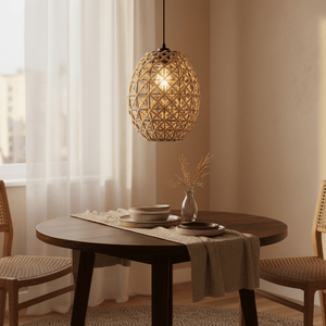 Metal & Rope Pendant Light - additional product image