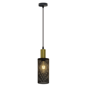 Chaluma Solo Black & Gold Mesh Pendant Light (Launch Special) - Future Light - LED Lights South Africa