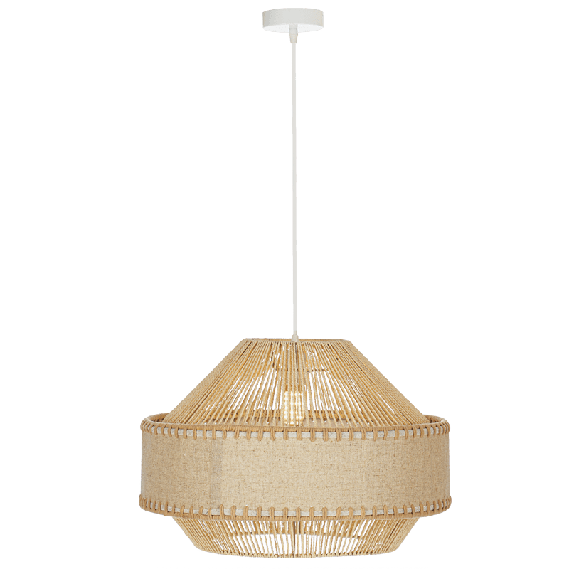 Metal Rope Pendant ÃƒÂ¢Ã¢â€šÂ¬Ã¢â‚¬Å“ Natural Fibre & Iron Blend