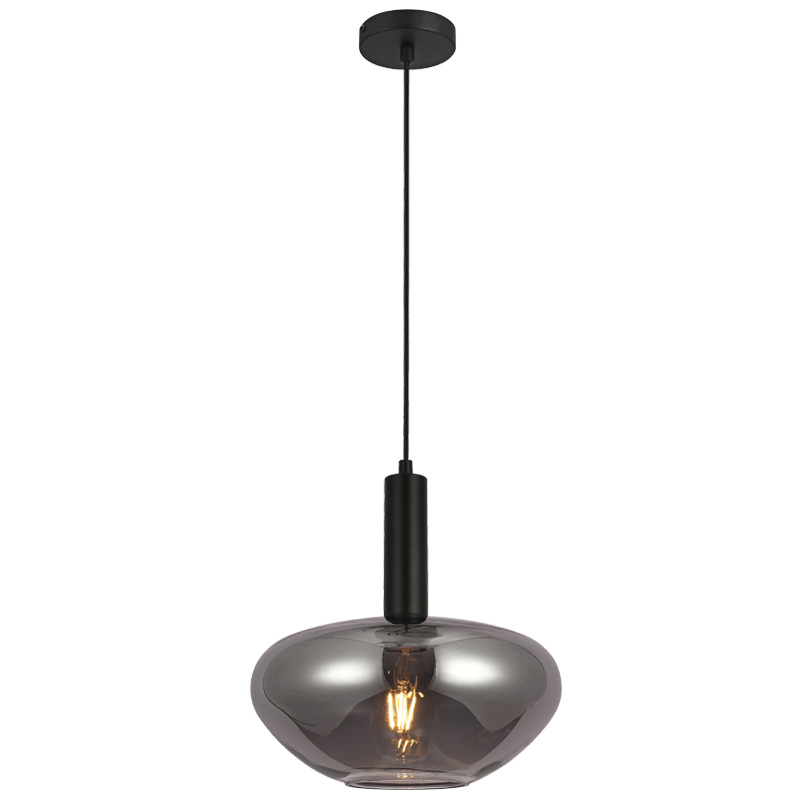 Smoke Glass Pendant Light