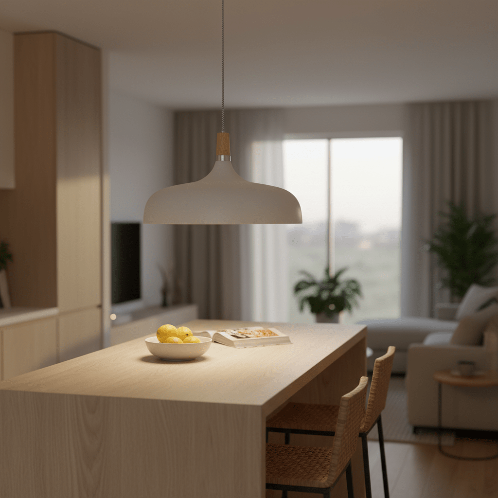 Floki Nordic White Pendant Light