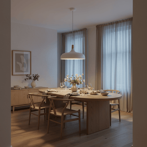 Floki Nordic White Pendant Light
