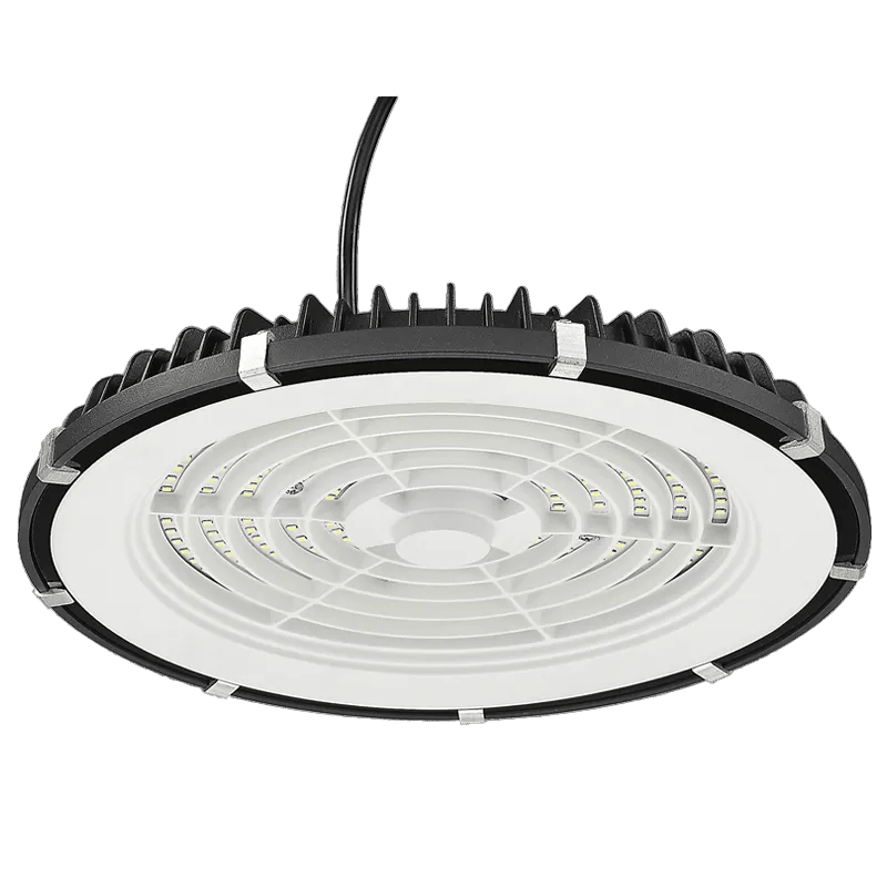 200W Aluminium & Tempered Glass UFO LED High-Bay IP65