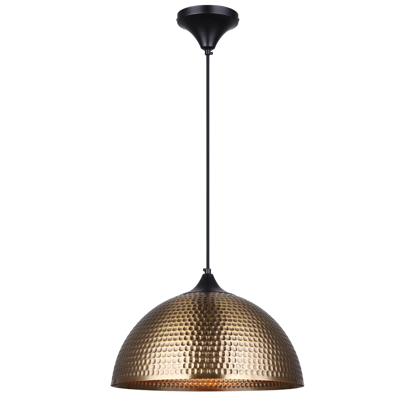 Vintage industrial pendant light with traditional industrial styling