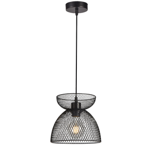 Black Iron Pendant Light, 9W product image
