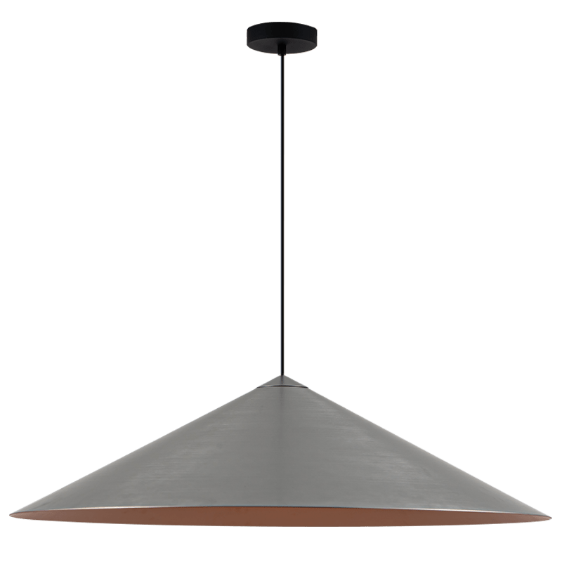 Black & Copper Pendant Light