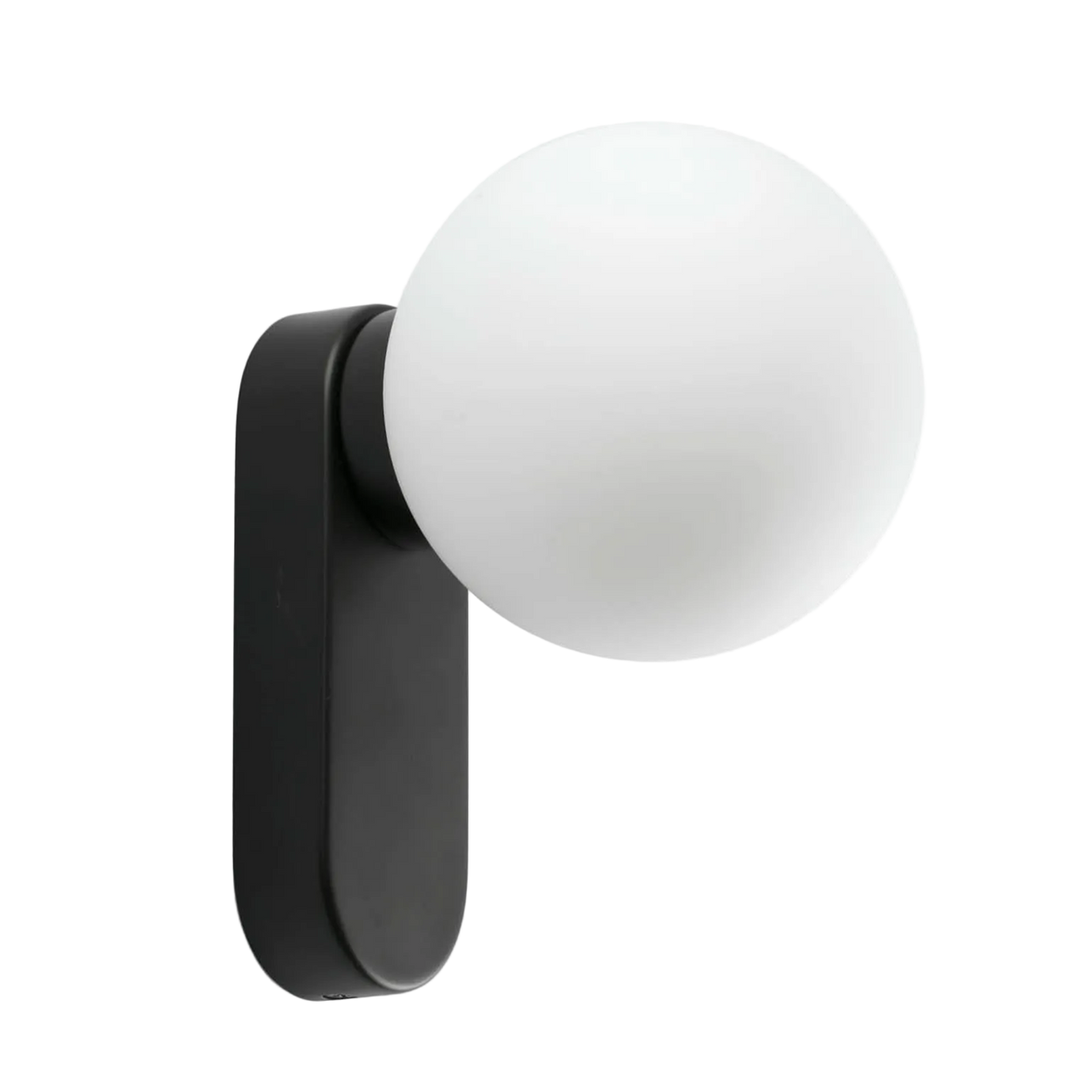 Bubble Matt Black LED Wall Light