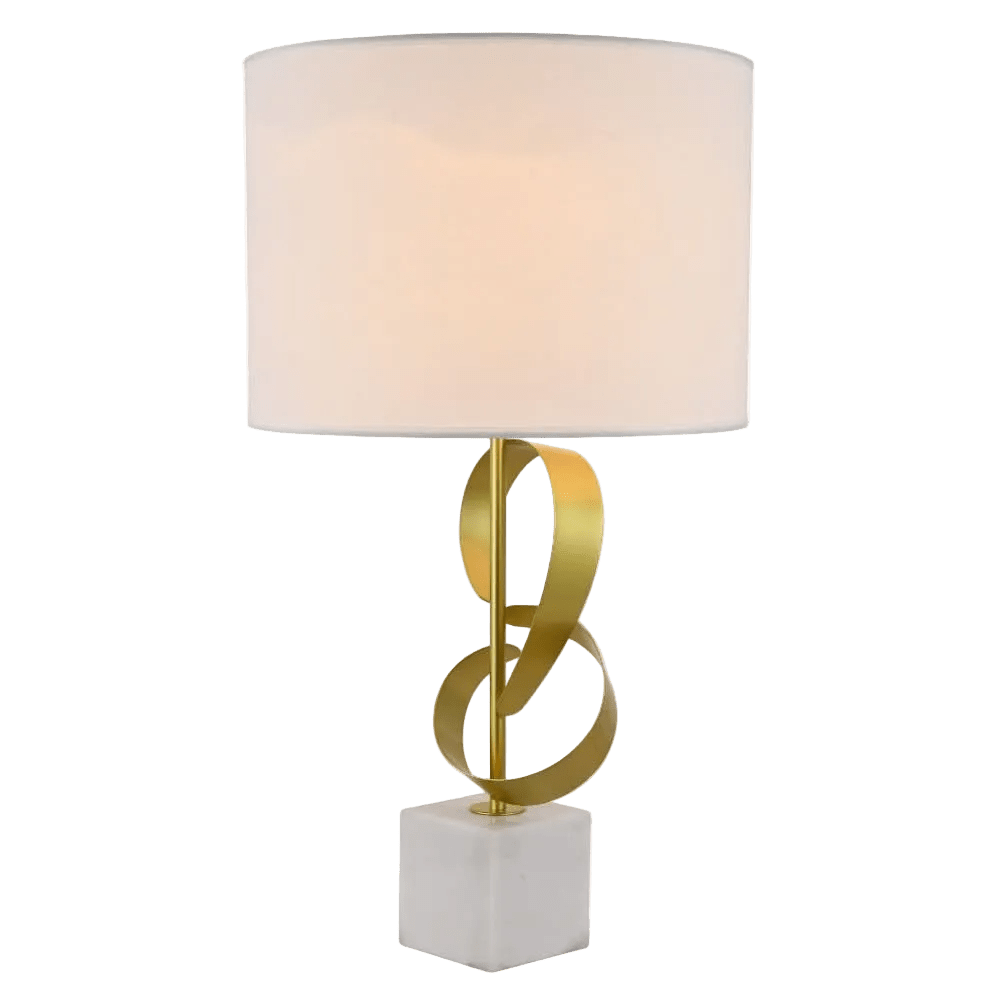 Mozart Gold & Marble Table Lamp