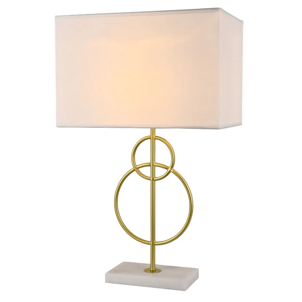 Beethoven Gold & Marble Table Lamp