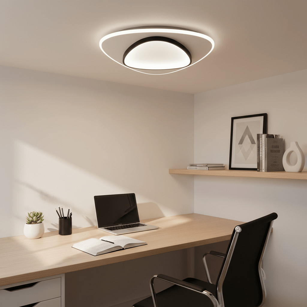 Aksie Black & White CCT LED Ceiling Light